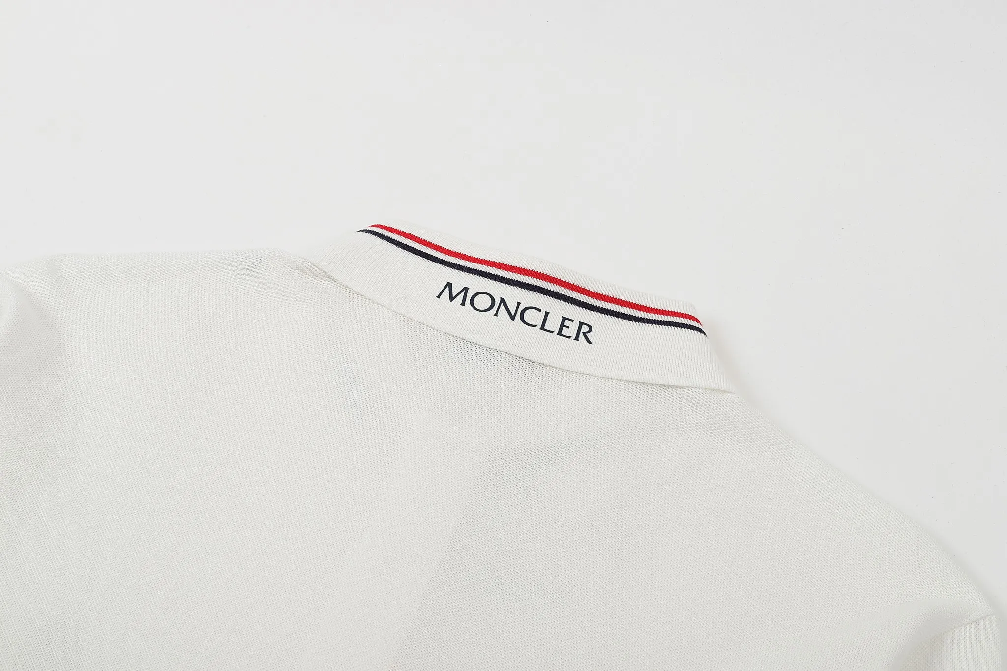 MONCLE *2024AW POLONew Arrival Classic Logo ， Classic ， ， ， 💯 ， ， 100% ， ：Black White Blue Size：M-XXL